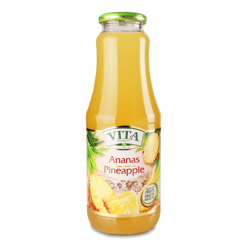 Нектар ананасовий 1л скло Віта