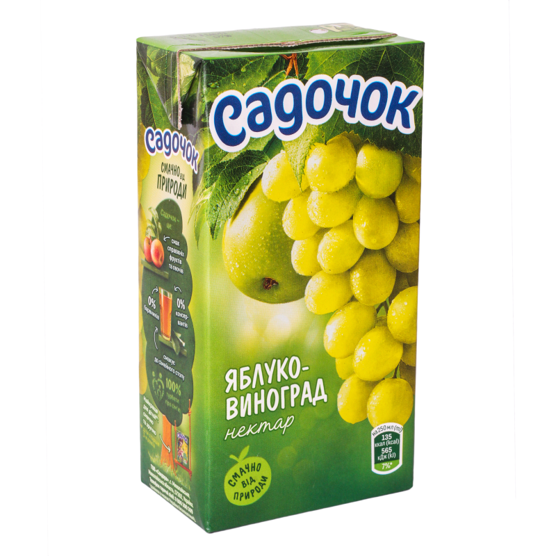 Нектар Виноградно-яблучний 0,5л т/п Садочок