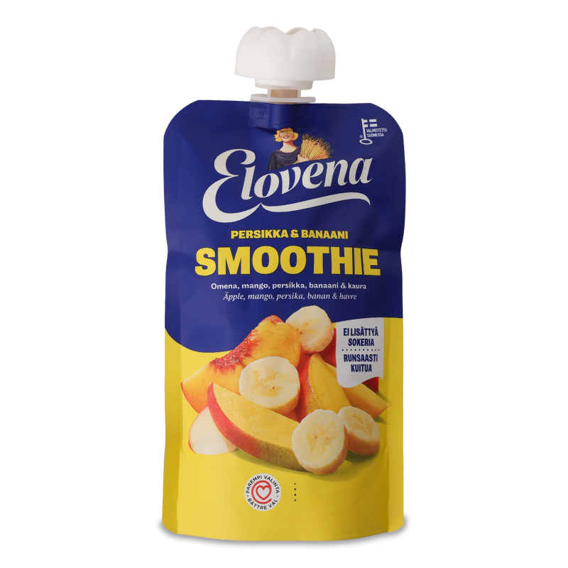 Смузі з персика та банану 120г д/п Elovena
