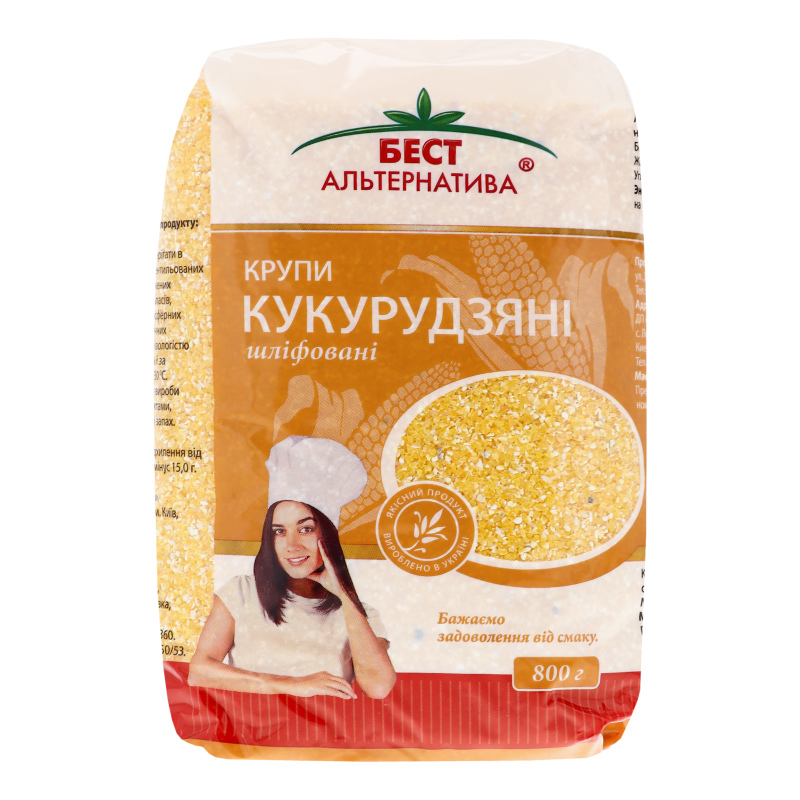 Крупа кукурузная Бест Альтернатива м/у 800г Бест Альтернатива ...