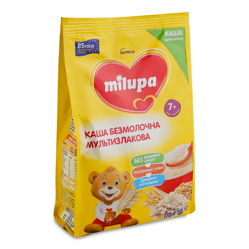 Каша безмолочна мультизлакова від 7місяців 170г Milupa