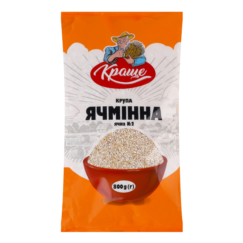 Крупа ячменная Ячневая №2 Краще м/у 800г Краще(14820213980189): купить ...