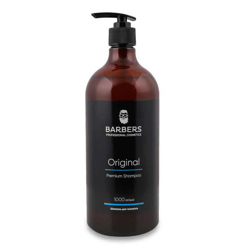 Шампунь Оріджинал д/щоденного використання д/чоловіків 1000мл з дозатором Барберс
