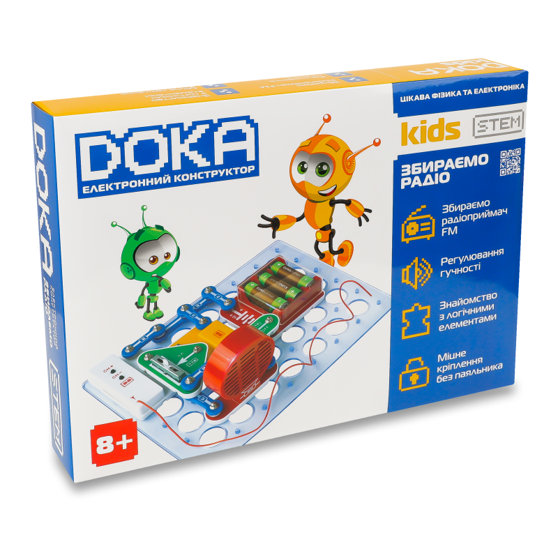 Конструктор електронний Збираємо радіо Doka