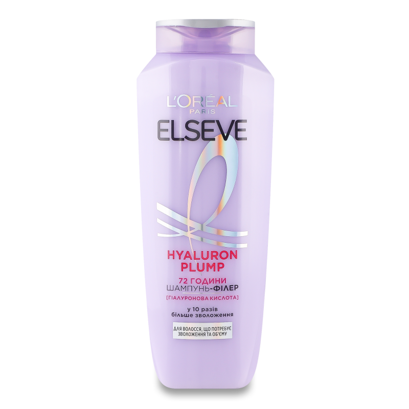 Шампунь-філлер Elseve Hyaluron plump д/волосся що потребує зволоження та об”єму 400мл L’Oreal