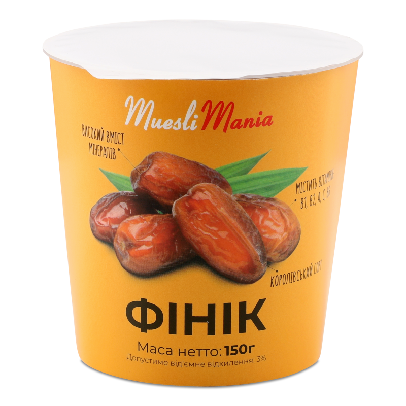 Фінік Королівський 150г стакан Muesli Mania