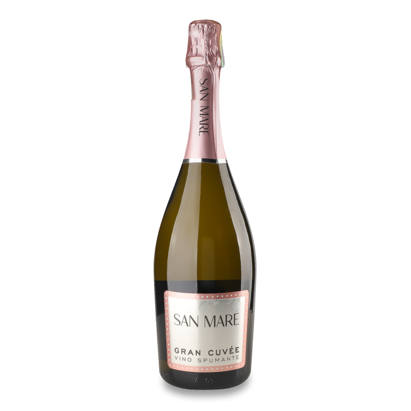Вино ігристе Gran Cuvee Spumante біле екстра сухе 11% 0,75л San Mare