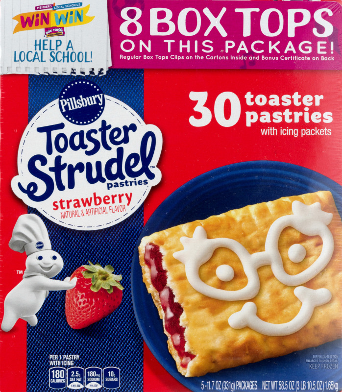 Pillsbury Toaster Strudel Pastries Strawberry 30 CT Pillsbury(18000425877) customers reviews