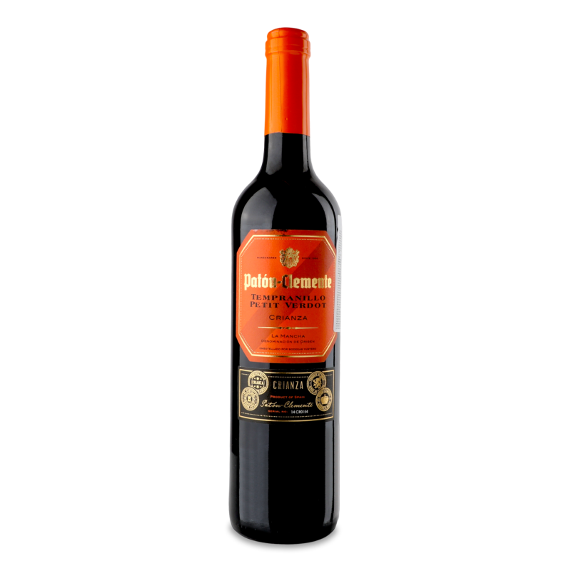 Вино Tempranillo Petit Verdot червоне сухе 13,5% 0,75л Paton-Clemente