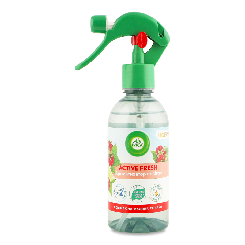 Ароматизатор повітря Ектів Фреш Освіжаюча малина та лайм 237мл спрей Еір вік