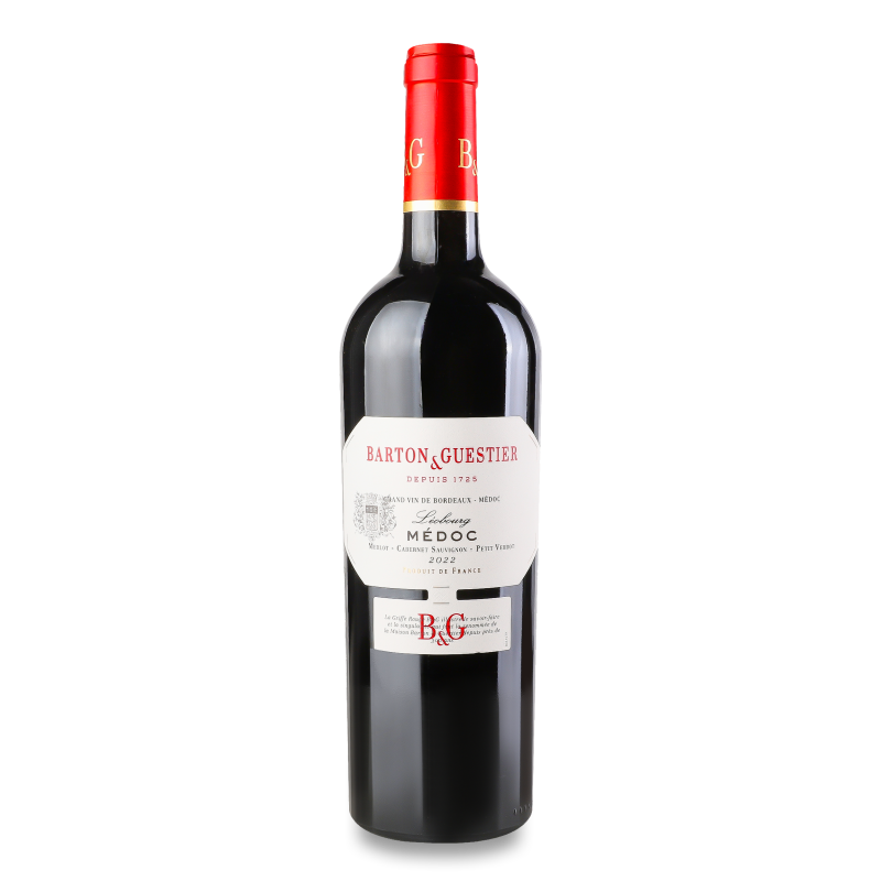 Вино Медок червоне сухе 13% 0,75л Бартон і Гестьє