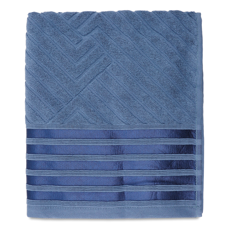 Рушник сталево-синій махровий 50*90см 500г/м2 GM Textile