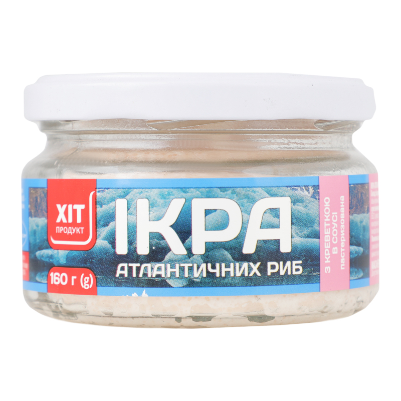 Ікра атлантичних риб у білому соусі з креветкою Хіт продукт с/б