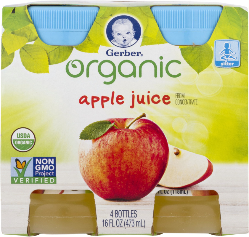 gerber organic apple juice
