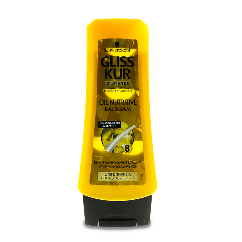 Бальзам д/волосся Oil Nutritive д/довгого та посіченого волосся 200мл Gliss