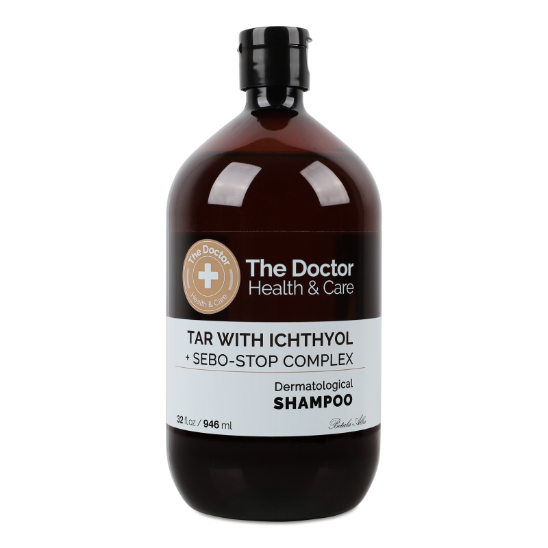 Шампунь Комплекс себо-стоп дігтярна з іхтіолом дерматологічний 946мл Зе Доктор Хелз енд Кеа