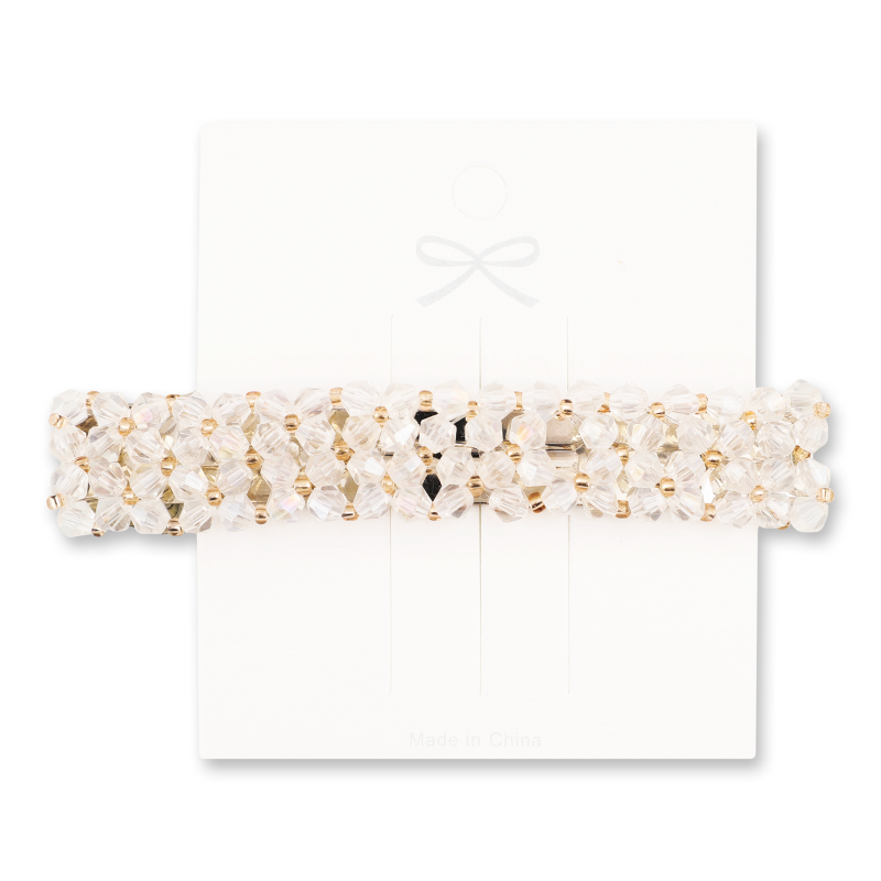 Заколка д/волосся з камінцями 9см в асортименті