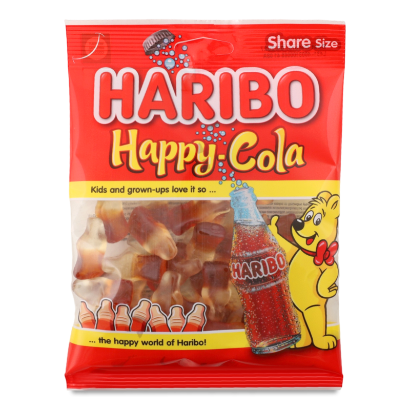 Цукерки жувальні Happy cola 150г Haribo