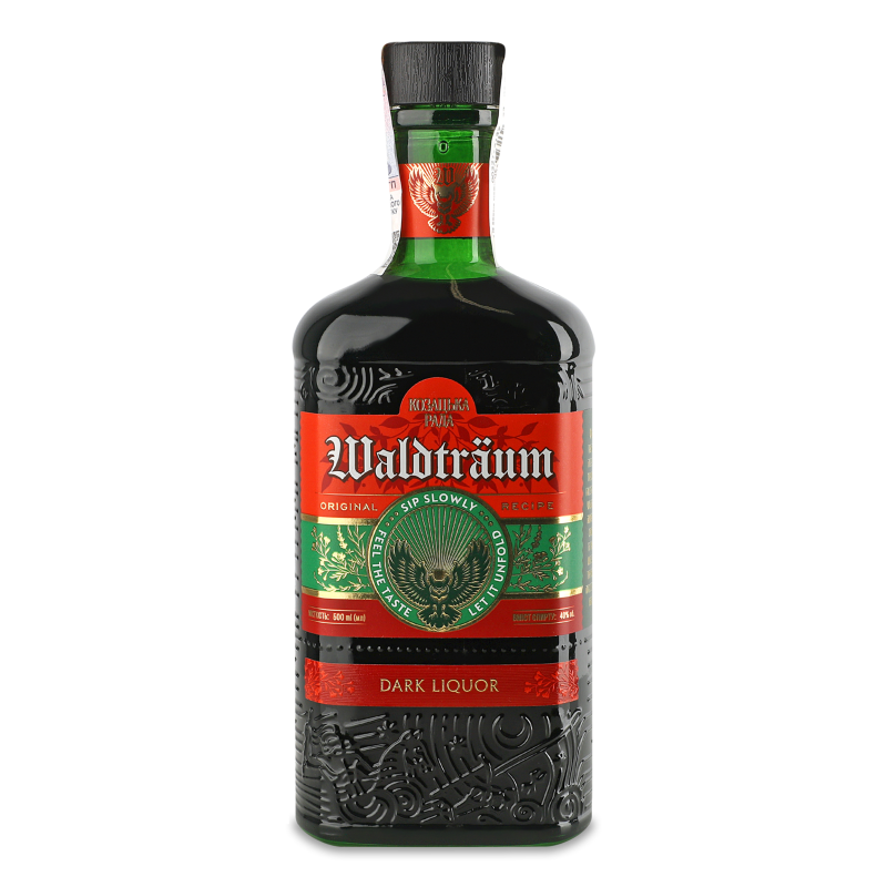 Лікер Waldtraum темний 40% 0,5л Козацька Рада
