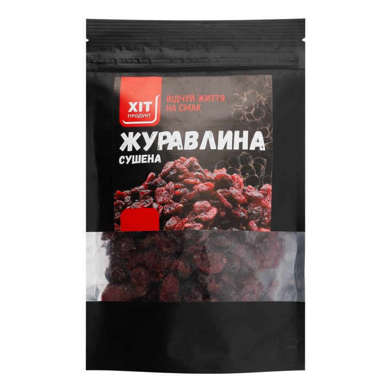 Журавлина сушена половинки з додаванням цукру Хіт продукт д/п