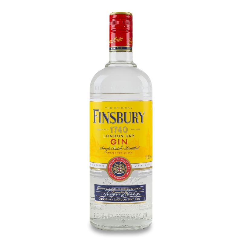 Джин London dry 37,5% 0,7л Finsbury