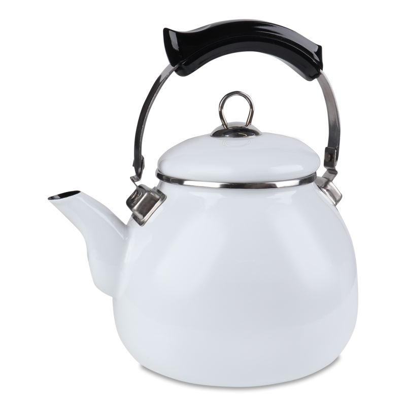 Чайник 3,5л білий емальований Afyon