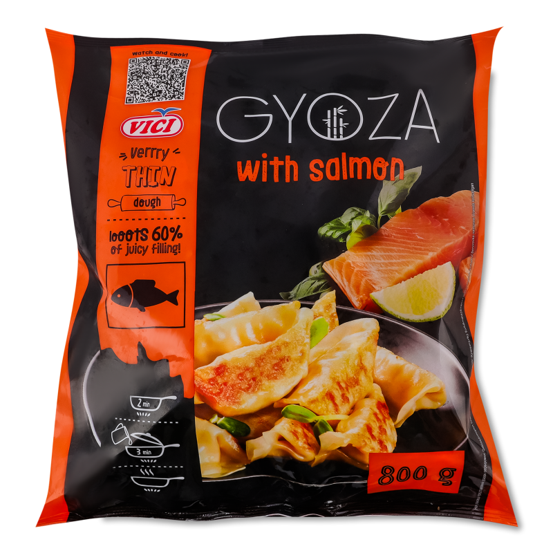 Гьоза з сьомгою 800г Vici