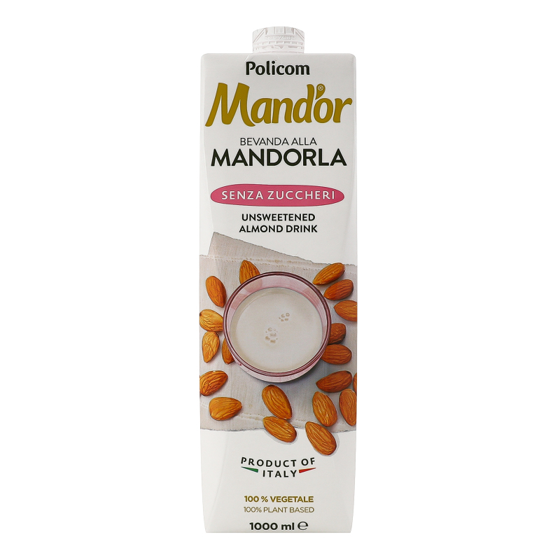 Напій мигдальний без цукру Mand'or т/п