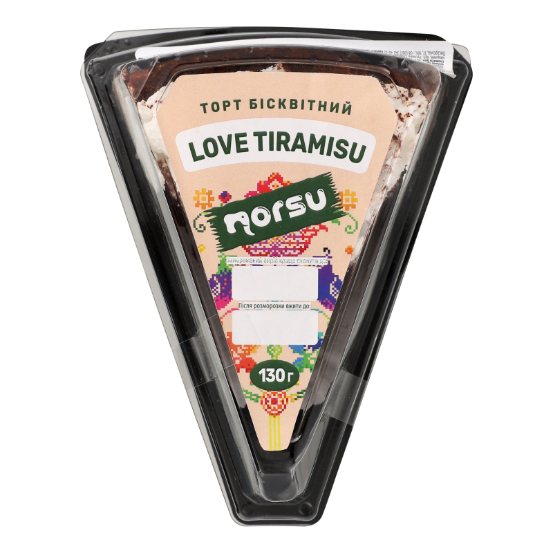 Торт бісквітний Love Тірамісу Norsu п/у