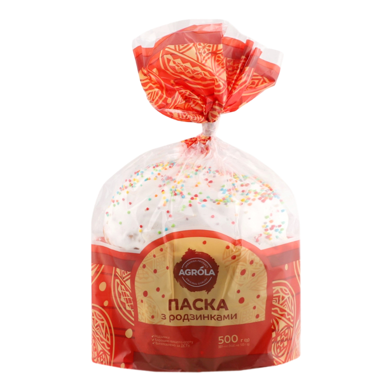 Паска з родзинками Agrola м/у