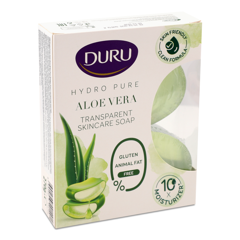 Мило Гідро Пьюр з екстрактом алое вера 2*135г Дуру