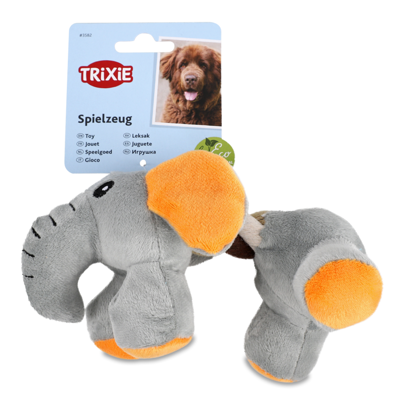 Іграшка д/собак плюш/канат 17см Тріксі