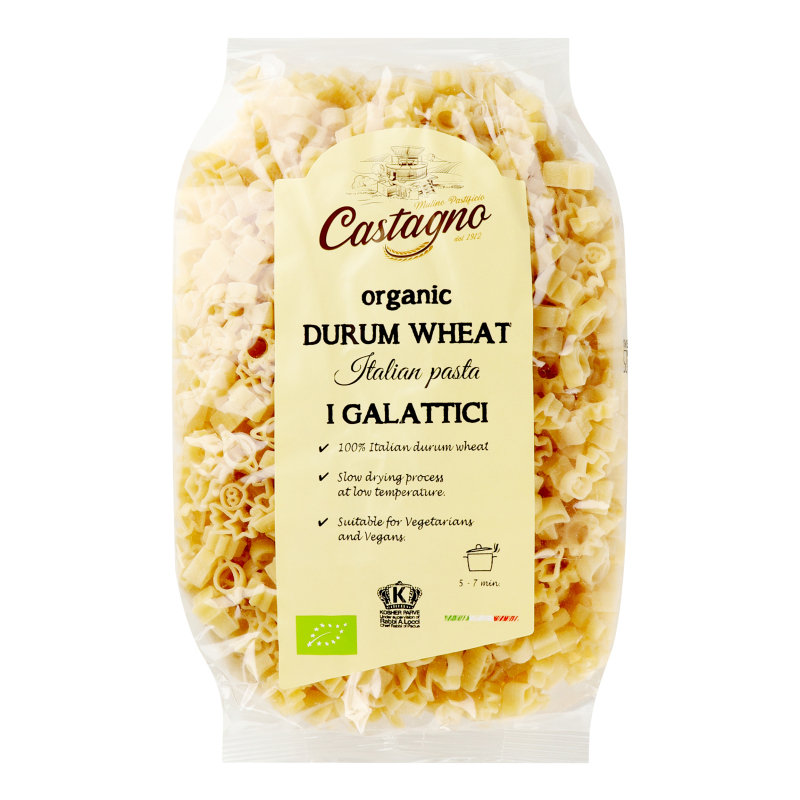 Вироби макаронні з пшениці Дурум Galattici Castagno м/у