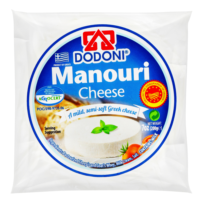 Сир 60% м'який Манурі Dodoni в/у