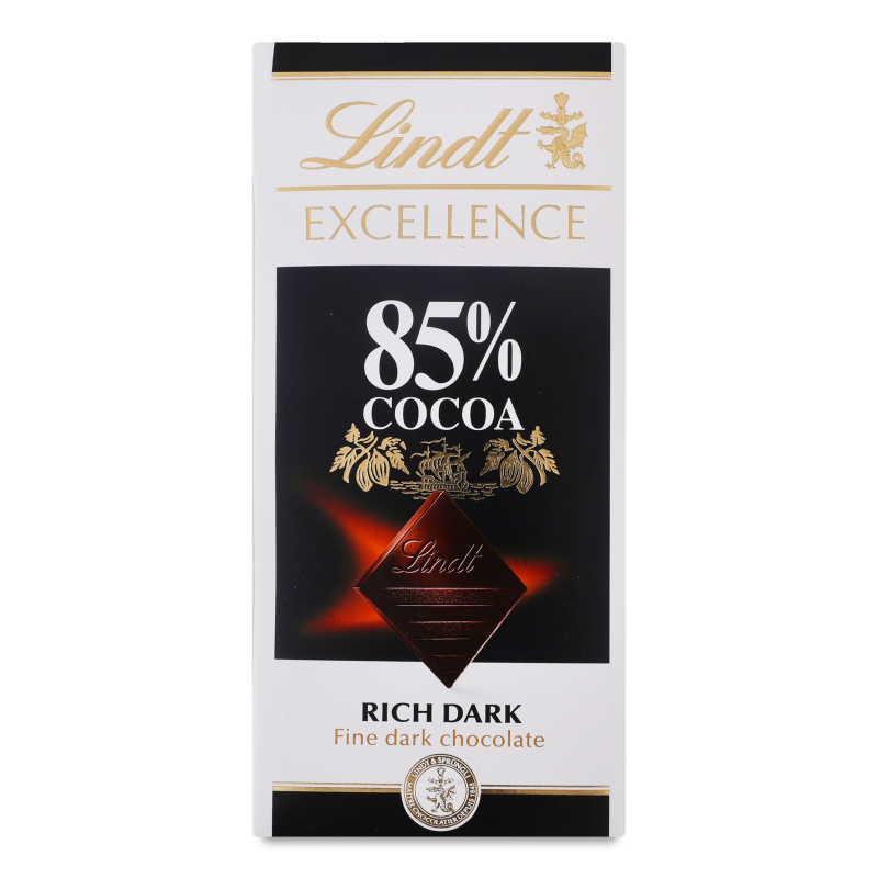 Шоколад Excellence темний 85% 100г Lindt