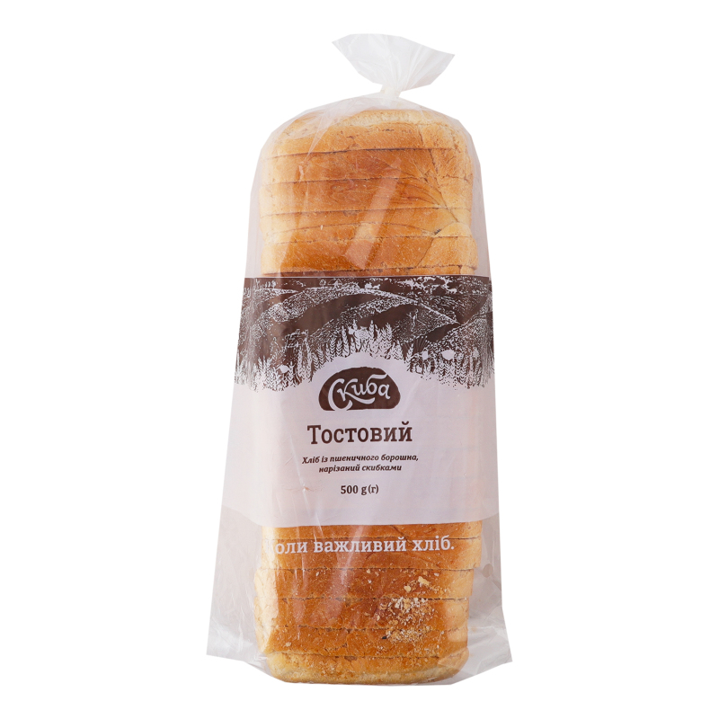Хліб нарізний із пшеничного борошна Тостовий Скиба м/у