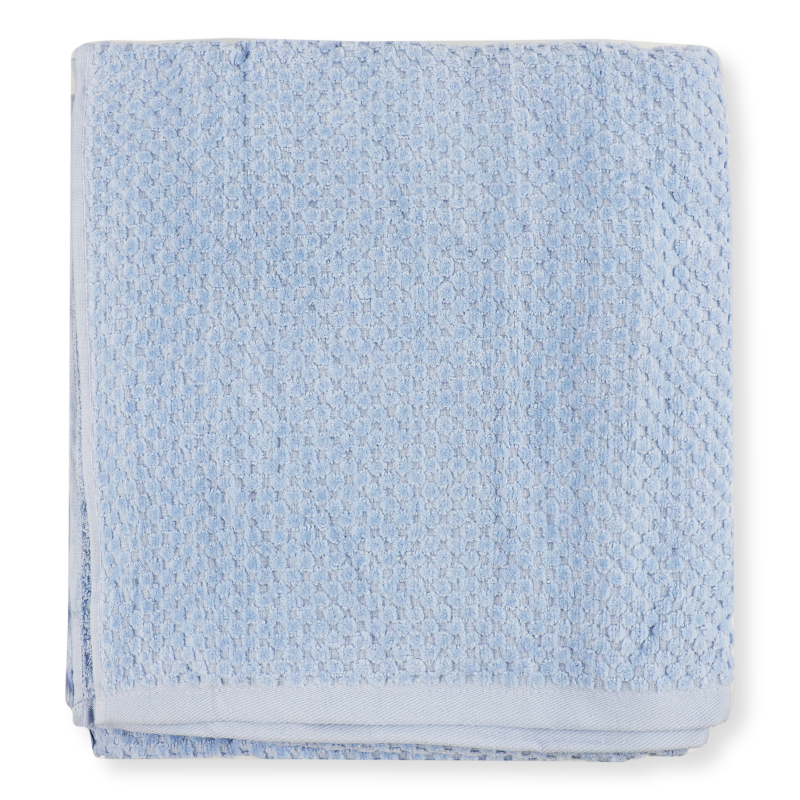 Рушник Дамаск блакитний махровий велюр 70*140см 550г/м2 ГМ Текстайл