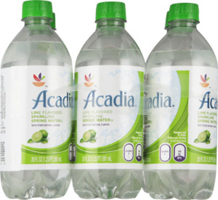 Acadia Sparkling Spring Water Lime - 6 CT Acadia(688267040030 ...