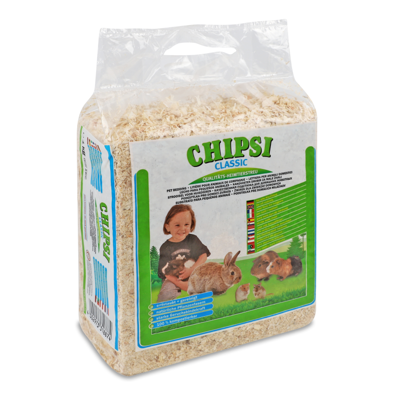 Наповнювач д/гризунів Класік тирса 15л Чіпсі