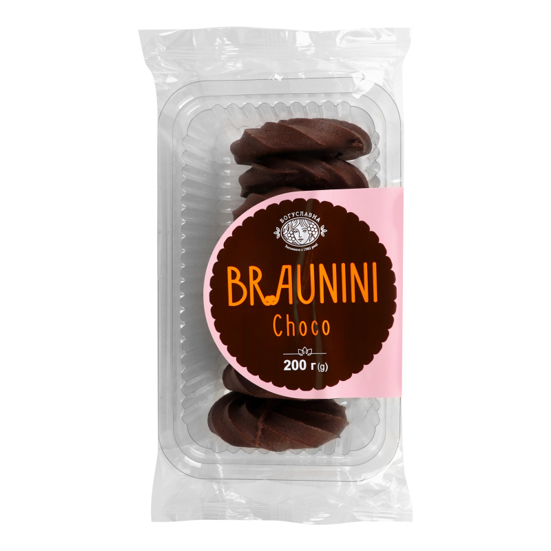 Печиво здобне Braunini choco Богуславна м/у