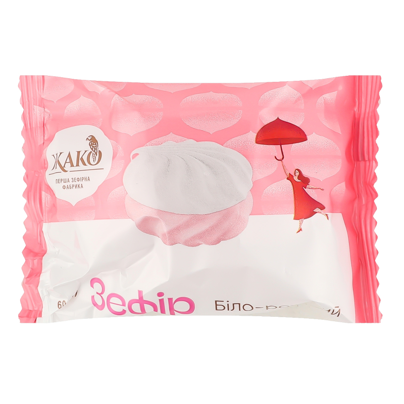 Зефир Бело-розовый Жако м/у 60г Жако(4820078263765): купить в