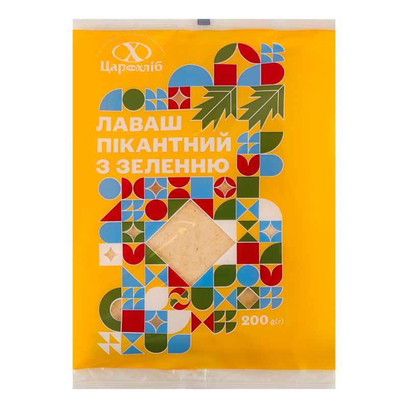 Лаваш пікантний з зеленню Цар хліб м/у 2х
