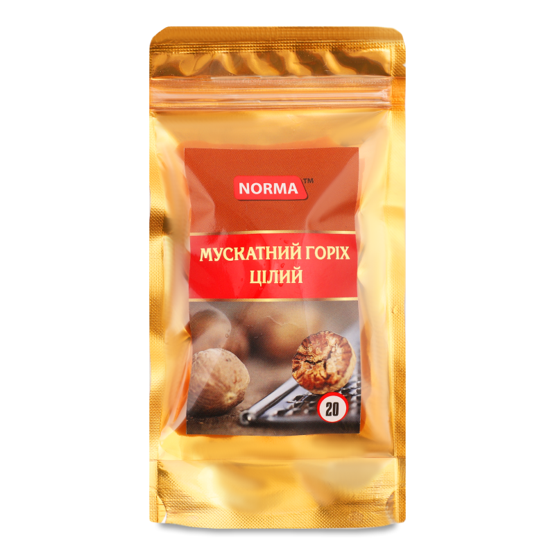 Горіх мускатний цілий 20г Norma