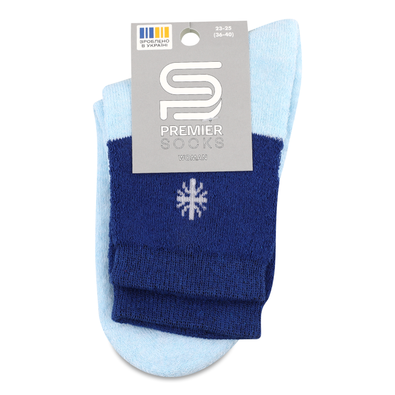 Шкарпетки жіночі махра класичні р.23-25 Premier Socks