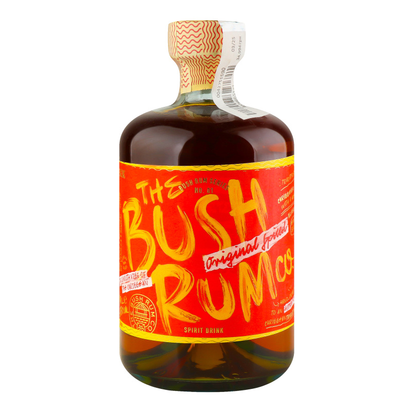 Напиток спиртной 0.7л 37.5% ароматизированный Original Spiced Bush Rum ...