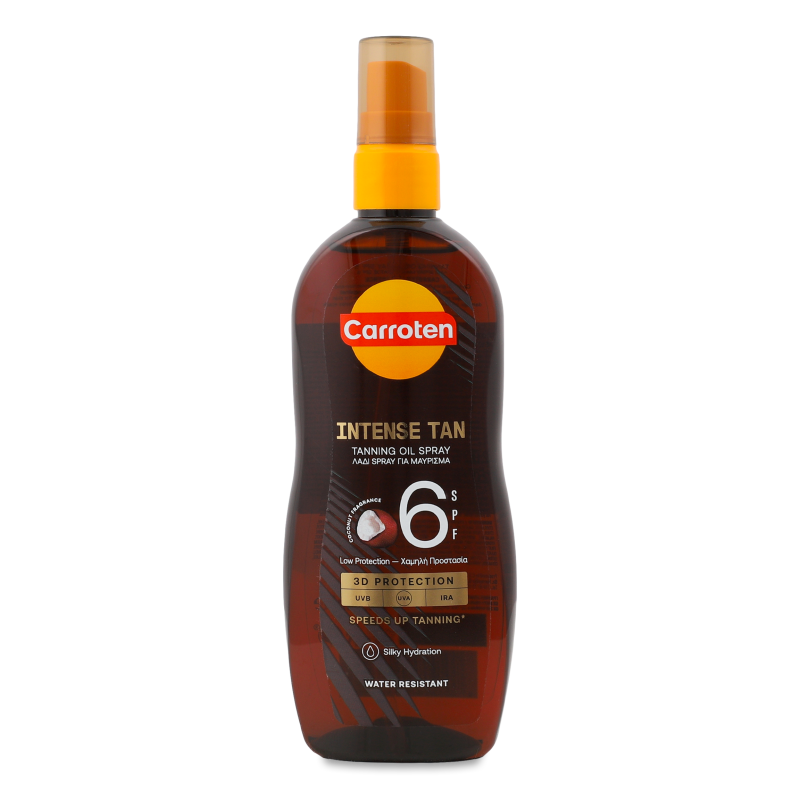 Олія-спрей Intense Tan SPF6 200мл Carroten