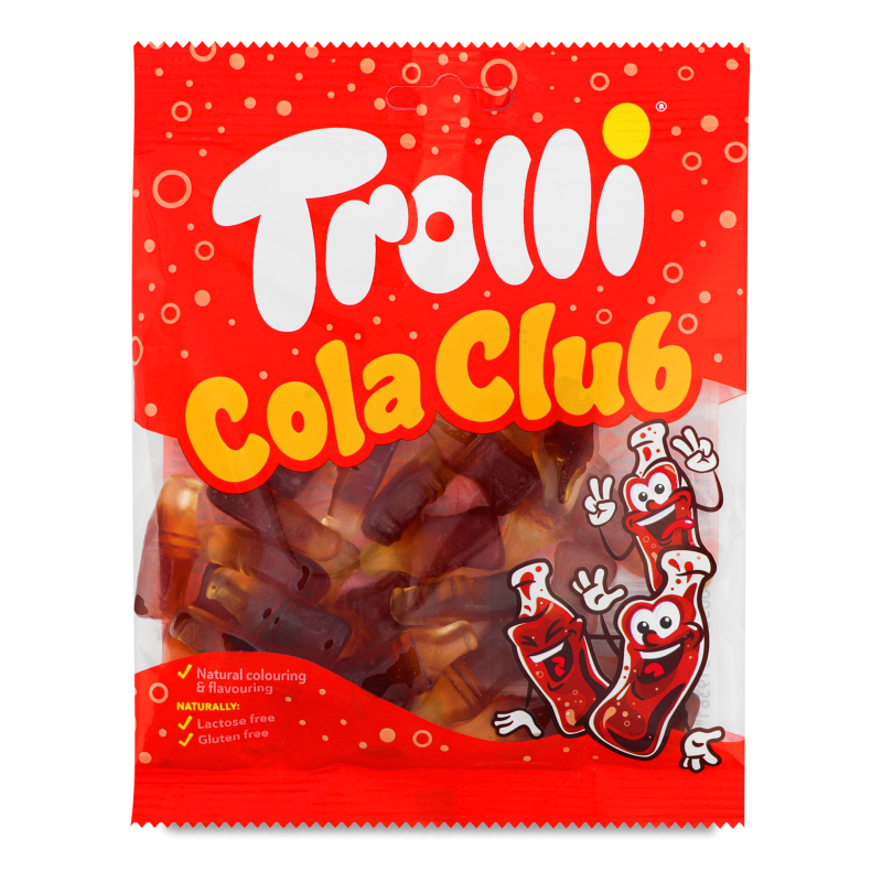 Цукерки жувальні Cola Bottles 100г Trolli