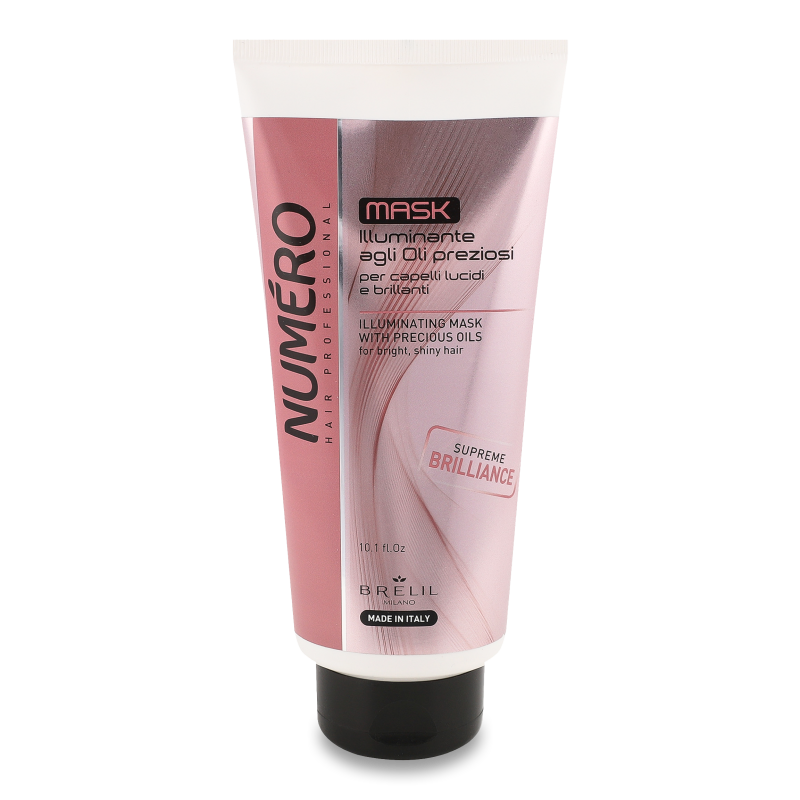 Маска д/волосся з цінними оліями д/додавання блиску 300мл Нумеро