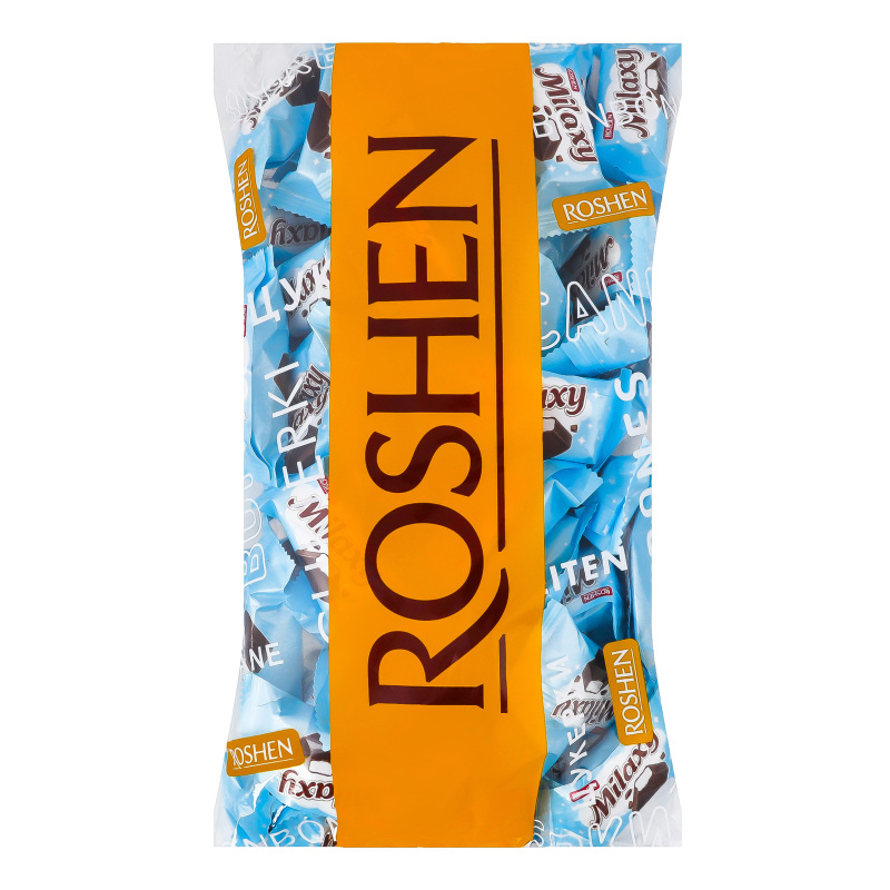 Цукерки глазуровані Milaxy Roshen кг