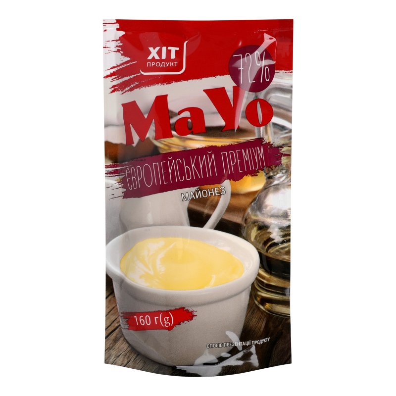 Майонез 72% Європейський преміум MaYo Хіт продукт д/п